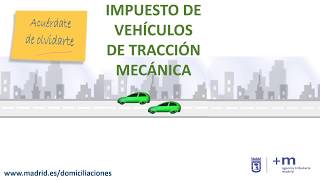 Domiciliacion IVTM Madrid [upl. by Dedie]