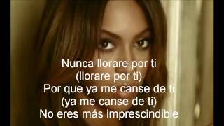 Beyoncé  Irremplazable Letra [upl. by Henrion184]