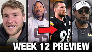 Myles Garrett CALLS OUT TJ Watt 👀  Reporter Suggests Tomlin To Cleveland Trade New Signing amp More [upl. by Alasteir]