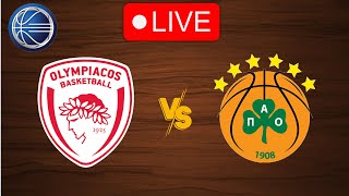 🔴 Live Olympiakos vs Panathinaikos  Live Play By Play Scoreboard [upl. by Mastic]