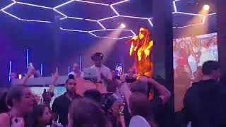 Bhad Bhabie Raps at TBT Magazines Glow Party at Sway in Fort Lauderdale  Aug 26 2022 [upl. by Karlotte347]