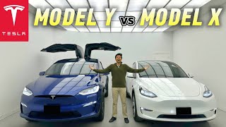 Tesla Model Y vs Model X Brutally HONEST Review [upl. by Ecital]