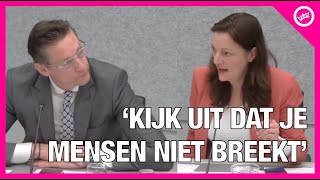 Sandra Beckerman SP GOOGLEDE op BETON om gasputten Groningen ZELF te dichten [upl. by Nwahsirhc]