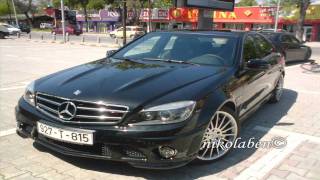 Mercedes C63 AMG in Skopje Macedonia [upl. by Uzia]