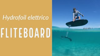 Foil elettrico in Calabria Fliteboard  nuova era del surf [upl. by Mendelsohn]