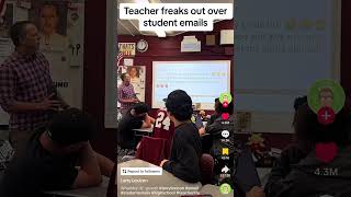 Teacher freaks out over student emails hiphop music teacher entertainment comedy email op [upl. by Sairahcaz]