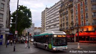 La ligne de bus RATP 68 Place de Clichy  ChâtillonMontrouge [upl. by Ainitsirk]