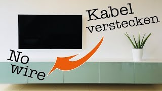 TV Kabel verstecken in Steinwand [upl. by Felise260]