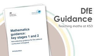 NCETM Secondary KS3 Guidance [upl. by Annerahs]