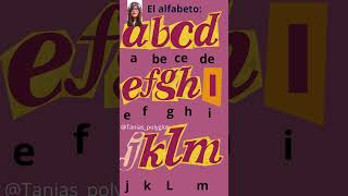 El alfabeto español ✅📖 [upl. by Marla318]