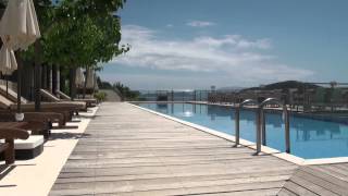 Poros Lefkada with San Nicolas Hotel Poros Bay Greece [upl. by Yrelbmik259]