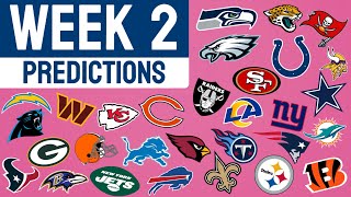 Week 2 NFL Predictions [upl. by Woodcock]