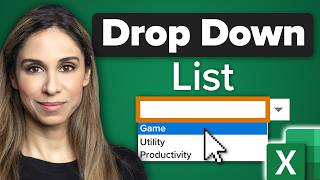 Create SMART Drop Down Lists in Excel with Data Validation [upl. by Kokoruda]