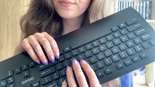 ASMR At My Desk  Desk amp Office Triggers 📑 🖊️ Tapping amp Scratching [upl. by Groscr]