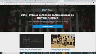 CC50  O Curso de Ciência da Computação de Harvard no Brasil GRÁTIS [upl. by Rehptosirhc872]