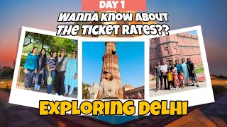 Exploring Delhi with Family wanna know about the ticket rates [upl. by Waterer]