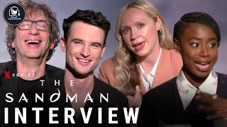 Netflixs The Sandman Interviews  Tom Sturridge Gwendoline Christie Neil Gaiman and More [upl. by Mendive]