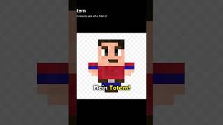 Minecraft Totem Skin so einfach bekommen minecraft minecraftshorts minecrafttipsandtricks [upl. by Emoraj]