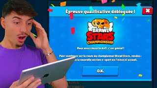 MON DÉFI du CHAMPIONNAT sur BRAWL STARS [upl. by Brantley]