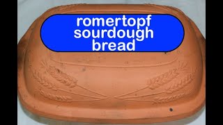 ROMERTOPF SOURDOUGH BREAD [upl. by Shoshana980]