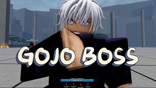 CURSED ARENA FIGHT GOJO BOSS  ROBLOX [upl. by Ros517]