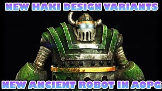 AOPG New Ancient Robot  Haki Design Variants QOL UPD 2 [upl. by Noelyn]