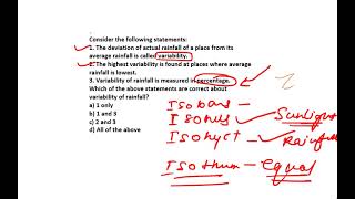 rainfall variability  isobars  isohels  isohyet  isotherm [upl. by Frankel]