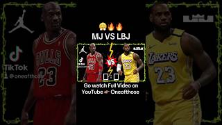 MJ VS LBJ 😤🔥 KEEP YOUR SCORE nba basketball hoops ballislife viralshorts [upl. by Llert489]