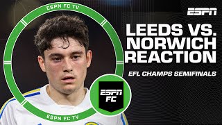 LEEDS TOOK IT TO NORWICH 😤  Nedum Onuoha on the EFL Promotion Playoffs Semifinals  ESPN FC [upl. by Ellehciram]