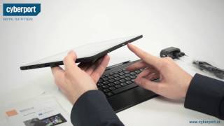 Trekstor SurfTab twin 116 Unboxing I Cyberport [upl. by Savitt]