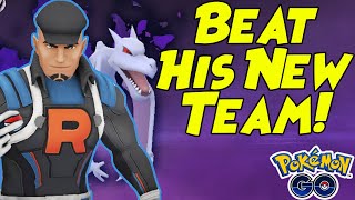 How to Beat Team Rocket CLIFF New Aerodactyl Team in Pokemon GO [upl. by Rosol84]