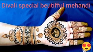 divali specialmehndidesignSimple braidal mehandi design for divalistylish front hand mehandi [upl. by Niwde137]