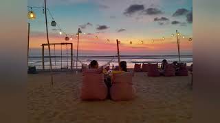 Paradise island  LEGIAN BEACH BALI SUNSET [upl. by Lamprey]