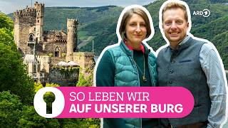 Unglaubliches Zuhause Junge Familie wohnt auf einer Burg hoch über dem Rhein  ARD Room Tour [upl. by Gilliette]