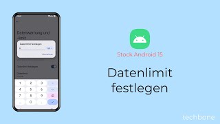 Datenlimit festlegen Android 15 [upl. by Acir567]