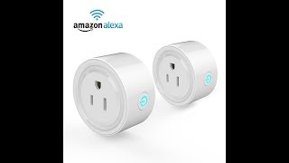 VIFLYKOO Wireless WiFi Smart Plug timer with Amazon Echo Alexa Control [upl. by Eniliuqcaj]