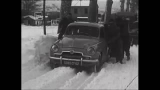 Février 1956  la vague de froid glacial à SaintRaphaël SainteMaxime et SaintTropez [upl. by Iris531]