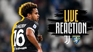 🔴 WATCH NOW JUVENTUS VS FROSINONE  LIVE REACTION 💪⚪⚫ [upl. by Marys257]