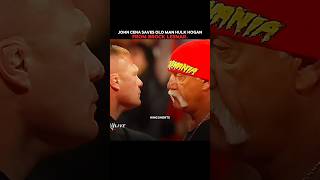 John cena saves old man Hulk Hogan from Brock lesnar Edit  Respect for John cena  King Shorts [upl. by Akinahs]