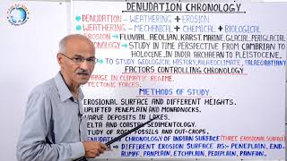 DENUDATION CHRONOLOGY  Part 31  Geography by SS Ojha Sir [upl. by Adnof580]