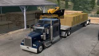 Kenworth W900 Highway Killer  Truckee CA  Stockton CA  American Truck Simulator [upl. by Anerehs936]