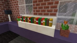 Comment faire un rack à livre Minecraft [upl. by Accebber]