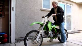 2000 KX250 Cold Start [upl. by Ahsikyt]