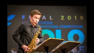 VALENTIN KOVALEV  FINAL ROUND  VI ANDORRA INTERNATIONAL SAXOPHONE COMPETITION 2019 [upl. by Aenneea]