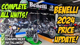 Benelli Motorcycle Price Update Philippines All Units Langga Gail [upl. by Nysila815]