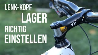 FahrradLenker wackelt Steuersatz richtig einstellen Neue Schritt Für Schritt Anleitung [upl. by Noseyt]