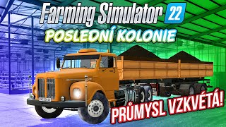 NÁŠ PRŮMYSL VZKVÉTÁ  Farming Simulator 22 Poslední kolonie 16 [upl. by Khorma]