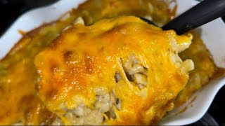 BAKED MACARONI amp CHEESE RECIPE  EASY BAKED MAC N CHEESE [upl. by Mages]