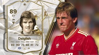 89 ICON KENNY DALGLISH PLAYER REVIEW FC 24 [upl. by Ennaitsirk792]