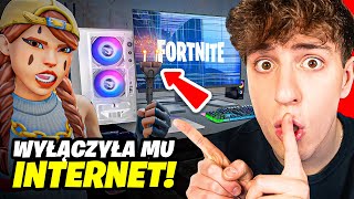 MAMA WYŁĄCZYŁA MU INTERNET w Fortnite [upl. by Dyob170]